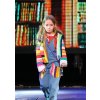Dětské lacláčky barevné patchwork modré džíny Art design 69870790