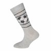 Dětské ponožky Fotbalové Trio (3 páry) šedočerné (Velikost EU 39-42)