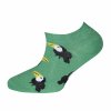 Dětské ponožky nízké Papoušek (2 páry) zelené (Velikost EU 39-42)