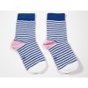 Kojenecké ponožky Puntíky a Proužky (2 páry) (Velikost EU 23-26)