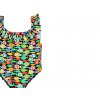 Kojenecké plavky v celku pro holčičku Barevné Rybičky barevné s taštičkou plavečky s volánky Boboli 8090859335 b
