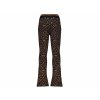 Holčičí kalhoty černé strečové kalhoty do zvonu legíny džegíny s gepardím vzorem elegantní pro holku NoNo holand N008-5600 d