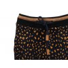 Holčičí kalhoty černé strečové kalhoty do zvonu legíny džegíny s gepardím vzorem elegantní pro holku NoNo holand N008-5600 b