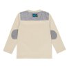 Khaki tričko kluk s dlouhým rukávem moderní záplaty v loktech barevné brouk brouci metal Boboli 5110297370 b