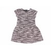Dívčí pletené Melírované šaty Retro vzor K 13031