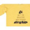 Dětské tričko Hora žluté ORGANIC101837 0620 fm