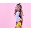 Dívčí triko tílko bíle s barevnými boky  geometrie Holandsko trendy BNOSY Y103 5473 006 3