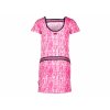 Dívčí strečové šaty růžové batik pohodlné letní šaty pro holky BNOSY Y103 5873 221 1