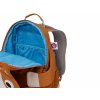 Dětský hnědý batoh Koník batoh do školky s odrazkami ergonomická záda  AFZ FAL 001 045 vnitřek batohu