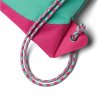 Dětský sáček se stahováním lehký batůžek pro holčičku sovička růžový tyrkys detail AFZ GYM 002 006 Affenzahn