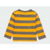 Chlapecké tričko s medvědem pruhované šedé hořčičně žluté překlápěcí tričko pro kluka Boboli 323019-9679 b