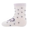 Dívčí ponožky růžové bílé šedé pruhované puntíkaté se srdíčky dalmatin 3v1 vysoký podíl bavlny certifik Ewers 205245 0002 205248 0003 c