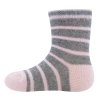 Dívčí ponožky růžové bílé šedé pruhované puntíkaté se srdíčky dalmatin 3v1 vysoký podíl bavlny certifik Ewers 205245 0002 205248 0003 e