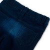 Modré džegíny s fleecem tmavě modré kalhoty pro holku měkké džíny Boboli 290001DARKBLUE d
