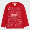 Chlapecké tričko Einstein vtipné tričko pro kluka do školy červené s dlouhým rukávem Boboli kluk 5930293727 a