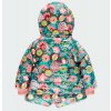 Oboustranná dívčí bunda zimní růžová květy zelená lehká teplá bunda pro holčičku Boboli holka 2331549671 m