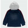 Chlapecká džínová bunda s kapucí měkká tmavě modrá s mikinou Boboli kluk 301093BLUE f