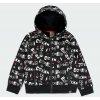 Černá dívčí mikina na zip s kapucí rebel rock Boboli print bavlna 4332689638 d