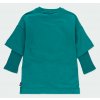 Dívčí mikinové šaty zelené zelená mikina tričko s dlouhým rukávem Boboli  4530244552 b