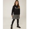 Dívčí mikina s kapucí a sukní Rock černá mikina a kovová sukně Boboli holka rock křídla 433167890 model