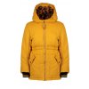 Dívčí zimní bunda parka s kožíškem žlutá elegantní zimní bunda pro holku NoNo Kurkuma N107 5205 519