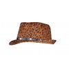 Dívčí klobouk kovboj cowboy hnědý leopard NONO N107 5904 421