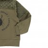 Chlapecká khaki mikina na zip s kapucí zelená pro kluka Brouk Boboli 5111314523 e