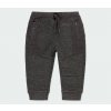 Boboli Chlapecké teplákové kalhoty tmavé šedé fantazie kombi materiál teplé kalhoty pro kluka 3430888116 a
