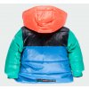 Chlapecká oboustranná zimní bunda barevná Maskáč oranžová zelená modrá černá pistác Boboli kluk 3131319677 f