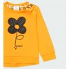 Hořčičně žluté dívčí tričko s dlouhým rukávem kari Kurkuma viskóza potisk květina Boboli holka 2230521162 c
