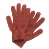 Dětské pletené rukavice prstové rukavice Merino Malina Maximo 19177-055000-58