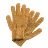 Dětské rukavice pletené prstové rukavice Merino Okr žluté medové hořčičně žluté rukavice Maximo 19177-055000-69