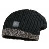 Dětská pletená čepice beanie černá skřítkovská čepice pro děti Maximo