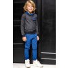 Chlapecké teplákové kalhoty královsky modré tepláky pro kluka BNOSY Y109 6601 159 model