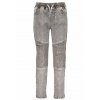 Chlapecké strečové džíny z vyztuženými koleny šedé design jeans pro kluky BNOSY Y108 6621 054 a