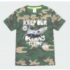 Chlapecké tričko eco s 3D velrybou maskáč zelený aktivistické tričko kluk Boboli 5141789777 a