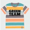 Chlapecké tričko s barevnými pruhy pruhované tričko pro kluka barevné Boboli Organic bio bavlna 5340029755 a
