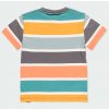Chlapecké tričko s barevnými pruhy pruhované tričko pro kluka barevné Boboli Organic bio bavlna 5340029755 b
