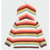Kojenecký pletený kabátek - pruhovaný svetřík na knoflíčky hravé kapsičky zvířátko barevný kabátek Boboli bavlna 1241081111 f