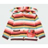 Kojenecký pletený kabátek - pruhovaný svetřík na knoflíčky hravé kapsičky zvířátko barevný kabátek Boboli bavlna 1241081111 a copy