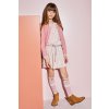 Dívčí svetr na knoflíčky růžový svetři pro holku holand NoNo N112 5305 240 model