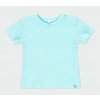 Kojenecké tričko žebrované Tyrkys Organic modré tričko mimi Boboli 1940042512 a