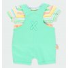 Kojenecké tričko a laclové šortky set pruhované/zelené 100% bavlna Boboli chlapeček kluk 1440109494 b