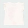 Dívčí tričko a šortky červené kraťásky bílé tričko s potiskem bavlna pro holčičku Boboli léto (set) 204095 b