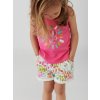Dívčí tričko a šortky růžové/zelené bio bavlna Organic (set) Boboli holka 244033-244044 modelka 2
