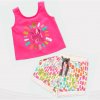 Dívčí tričko a šortky růžové/zelené bio bavlna Organic (set) Boboli holka 244033-244044