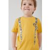 Chlapecké tričko s kšandami Tygr hořčičně žluté tričko pro kluka Boboli 3140861164 model