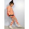 Dívčí podkolenky papaya/broskev meruňkové ponožky návleky sport dívčí štulpny bavlna holka NoNo N203 5901 530 c modelka