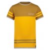 Chlapecké tričko žluté/okrové s pruhy pruhované tričko kluk bavlna B-nosy Y202 6432 516 a