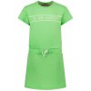 Dívčí šaty svítivě zelené Sporty šaty s krátkým rukávem neon holka B-nosy Y202 5850 312 a